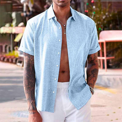 Chemise à Manches Courtes Légère | Confort et Style pour Été