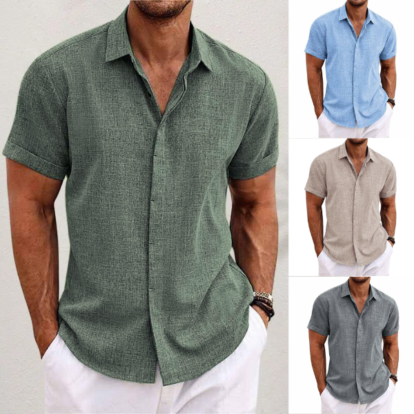 Chemise à Manches Courtes Légère | Confort et Style pour Été