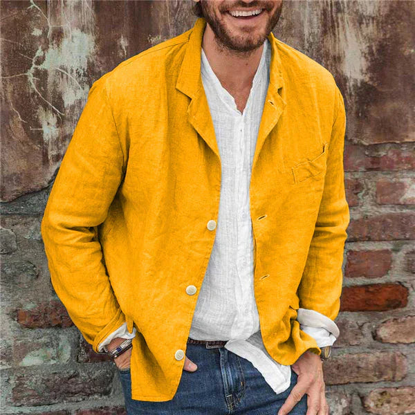 Veste d'été élégante avec poches | Style décontracté et pratique pour l'été