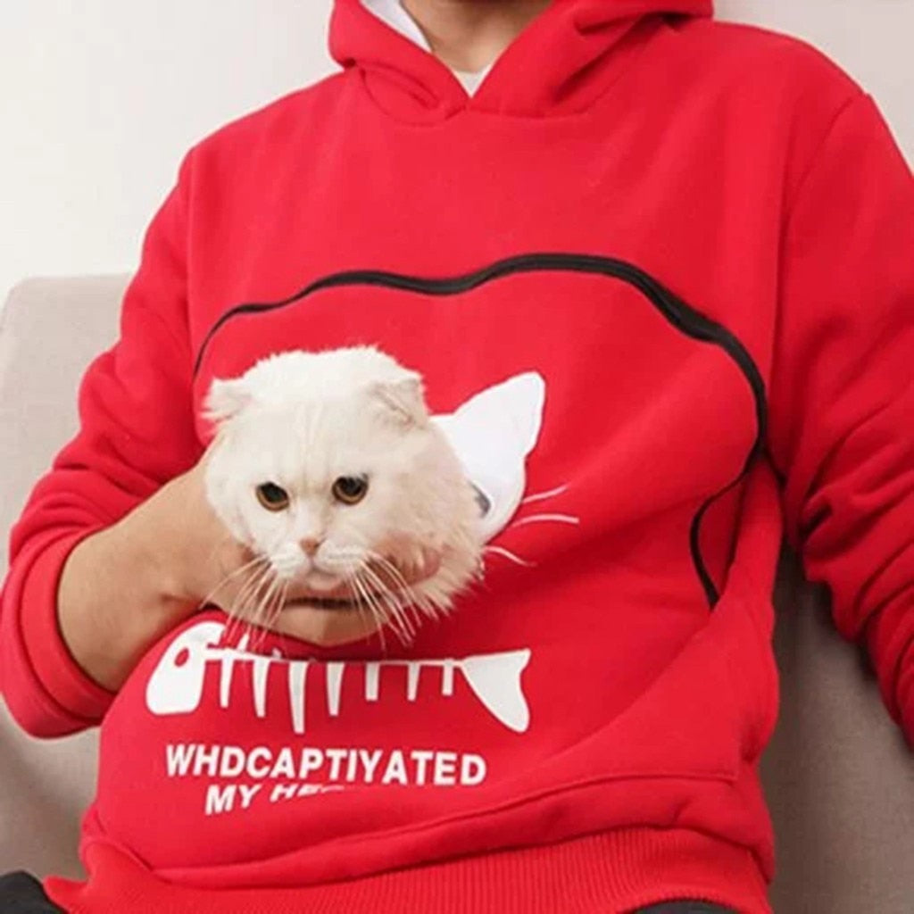 Pull d'Étreinte pour Animaux | Confort en Coton avec Poche Amovible