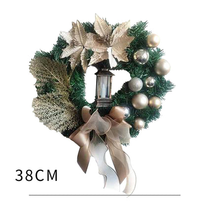 Décoration de Noël en Pin Artificiel | Détails Scintillants et Facile à Installer