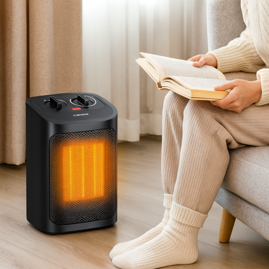Radiateur Électrique Compact et Efficace | Chaleur Rapide et Silencieuse pour Chambre