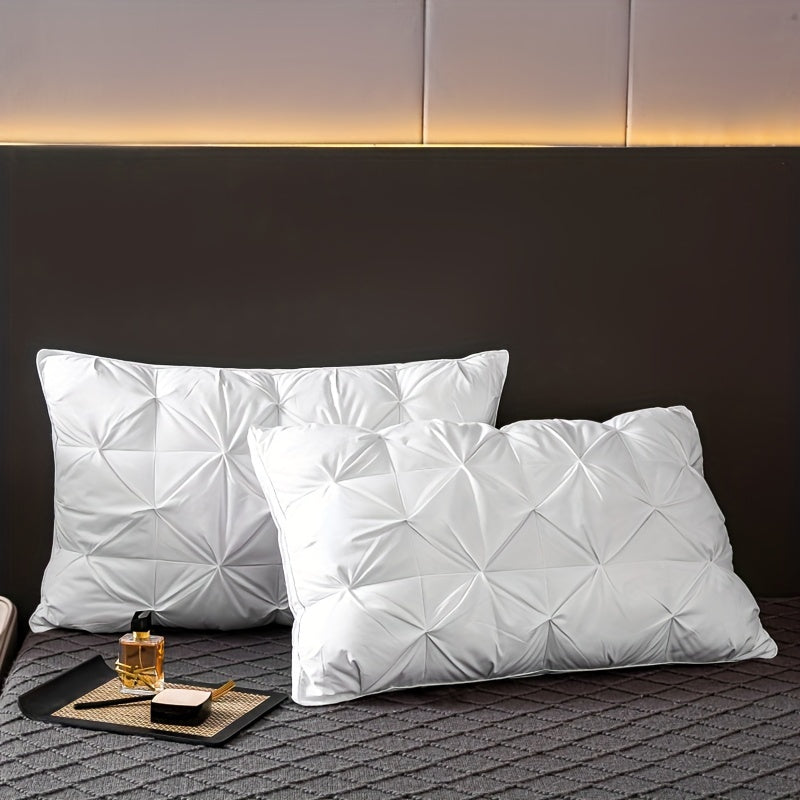 Oreiller Ergonomique en Polyester | Soutien Doux pour un Sommeil Réparateur