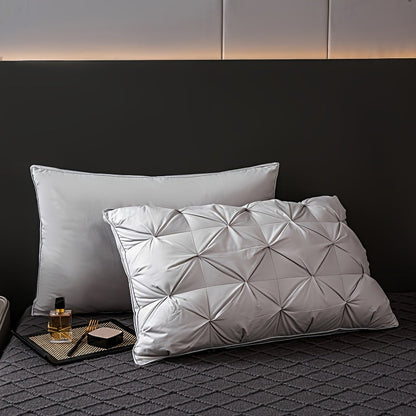 Oreiller Ergonomique en Polyester | Soutien Doux pour un Sommeil Réparateur