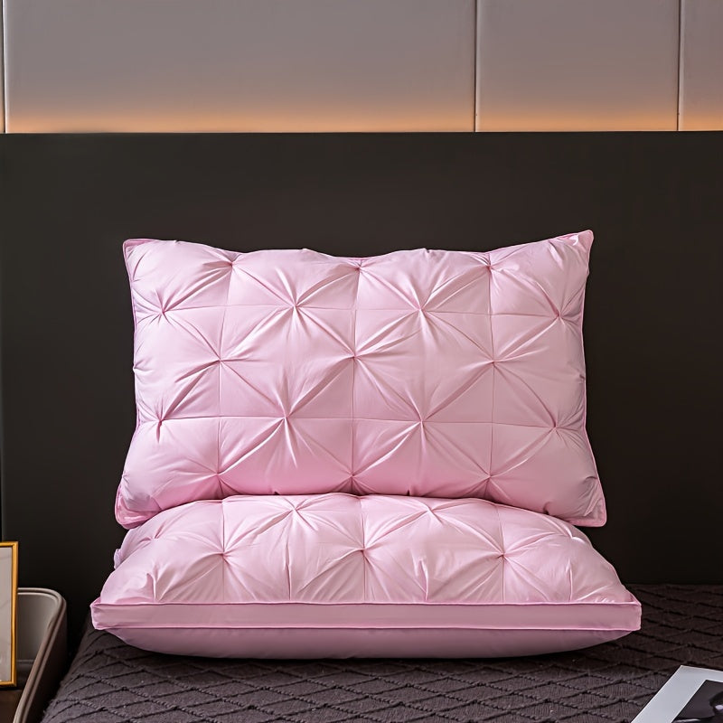 Oreiller Ergonomique en Polyester | Soutien Doux pour un Sommeil Réparateur
