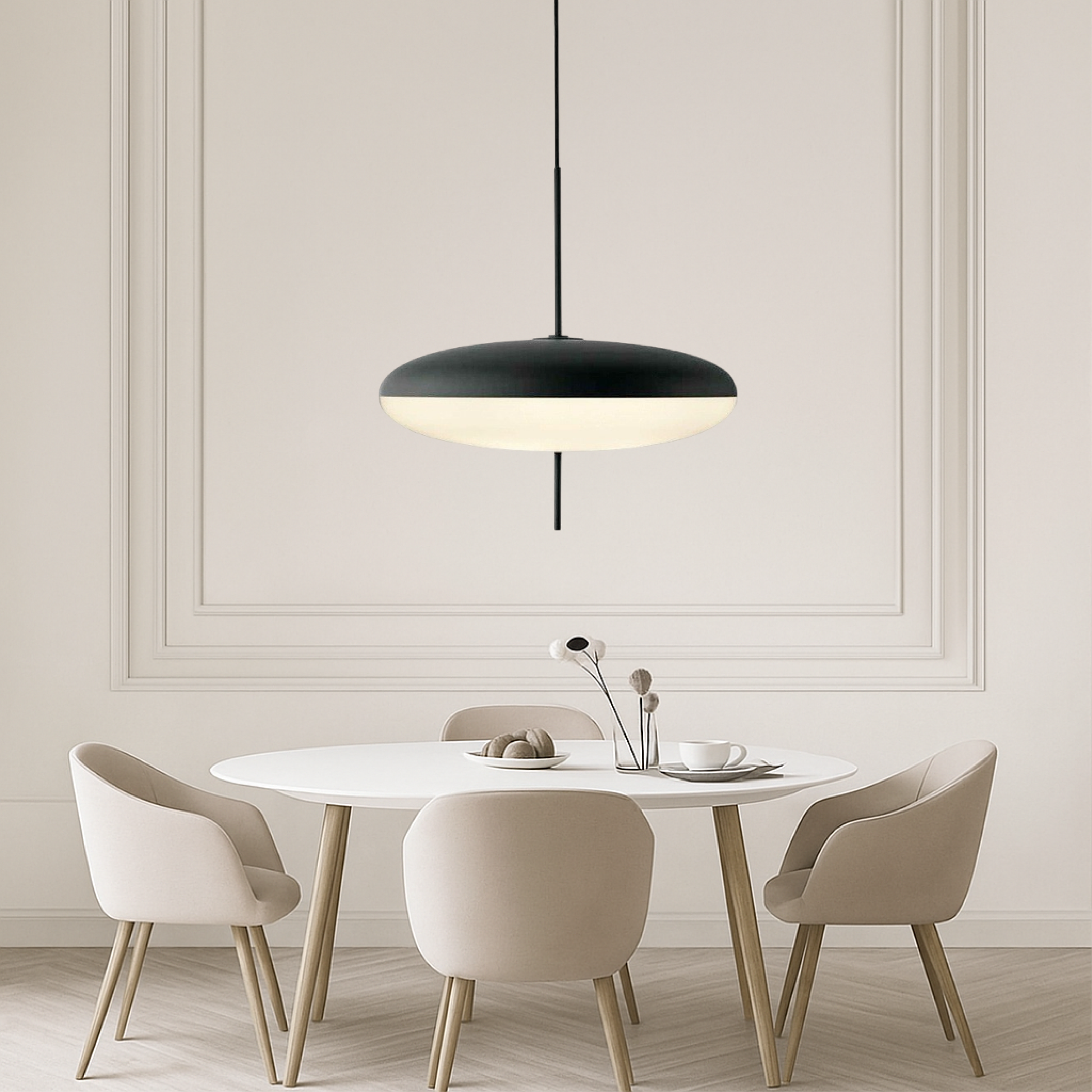 Lampe Suspendue Bauhaus Danoise | Élégance Moderne et Atmosphère Chaleureuse