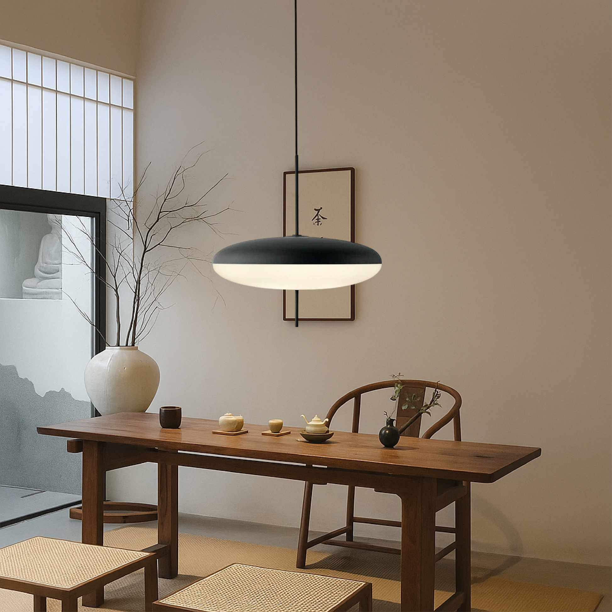 Lampe Suspendue Bauhaus Danoise | Élégance Moderne et Atmosphère Chaleureuse