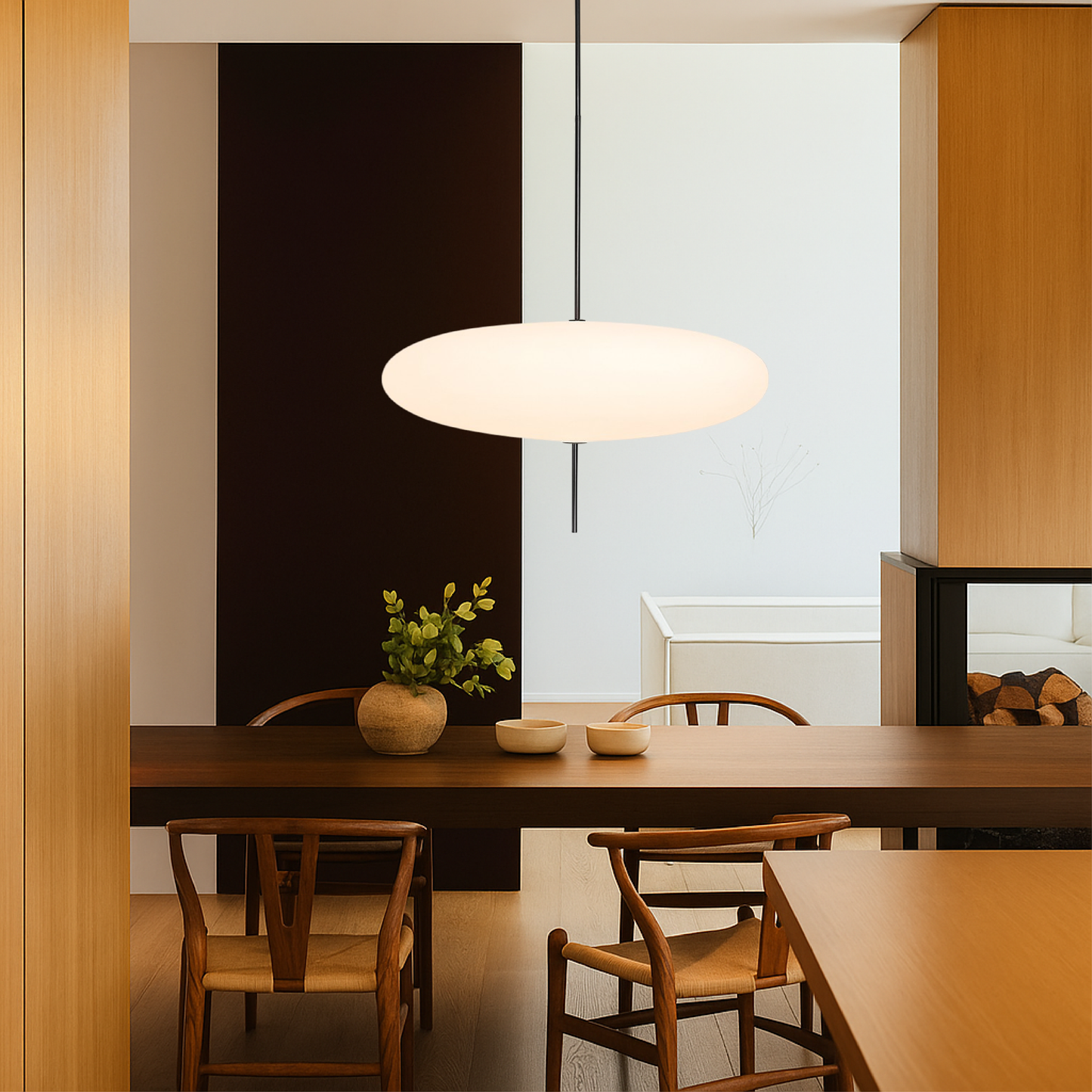 Lampe Suspendue Bauhaus Danoise | Élégance Moderne et Atmosphère Chaleureuse