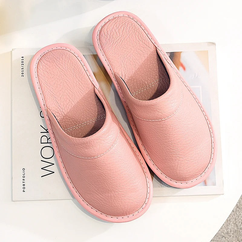 Chaussons en Cuir Vegan Confortables | Design Élégant et Ergonomique pour Tous