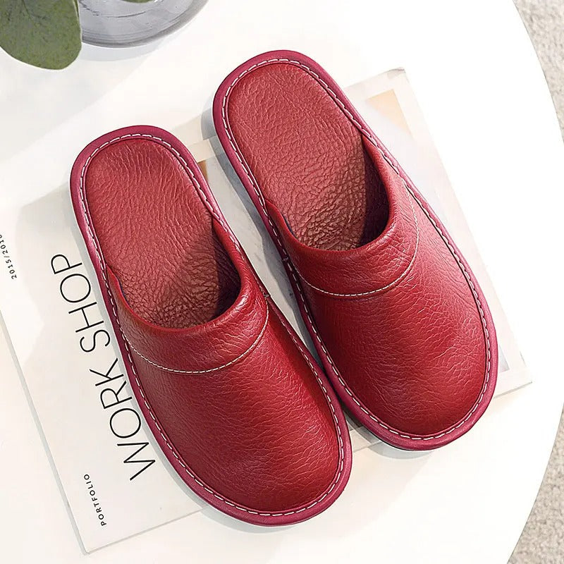 Chaussons en Cuir Vegan Confortables | Design Élégant et Ergonomique pour Tous