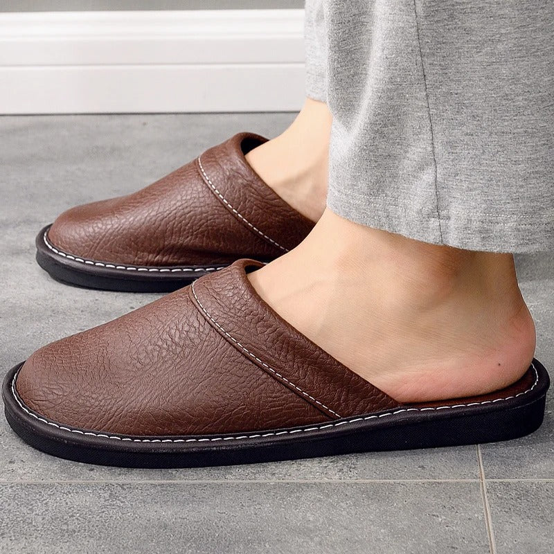 Chaussons en Cuir Vegan Confortables | Design Élégant et Ergonomique pour Tous