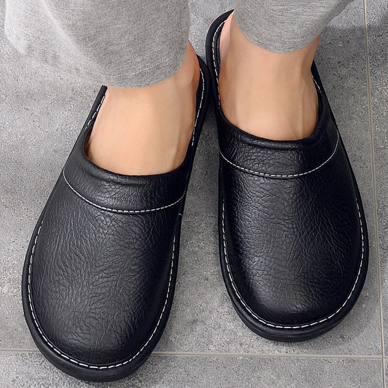Chaussons en Cuir Vegan Confortables | Design Élégant et Ergonomique pour Tous