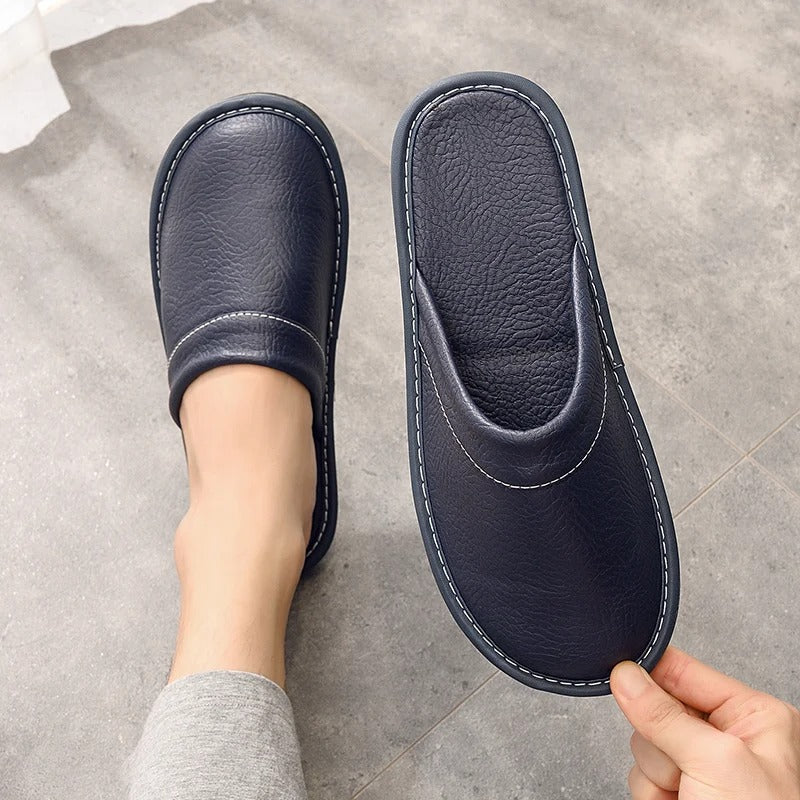 Chaussons en Cuir Vegan Confortables | Design Élégant et Ergonomique pour Tous