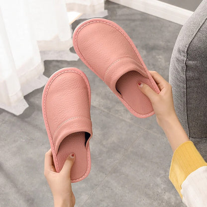 Chaussons en Cuir Vegan Confortables | Design Élégant et Ergonomique pour Tous