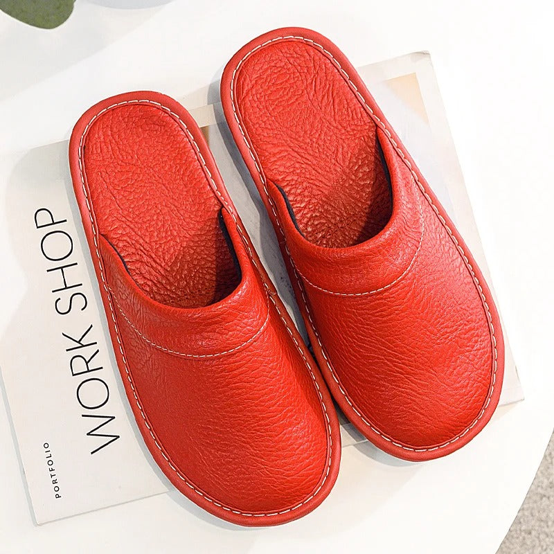 Chaussons en Cuir Vegan Confortables | Design Élégant et Ergonomique pour Tous