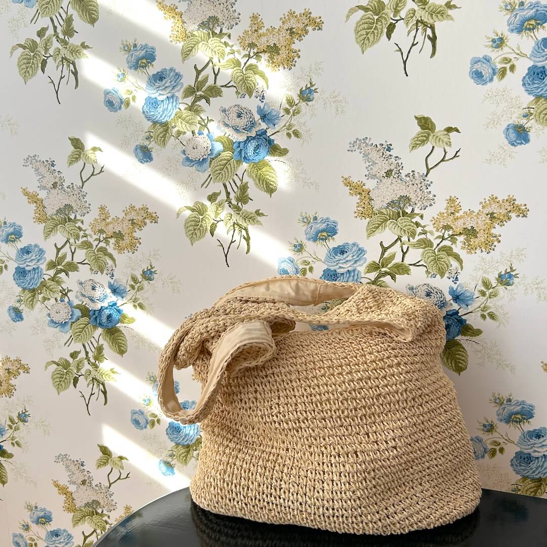 Sac de Plage en Paille Bohème | Rangement Spacieux et Élégant