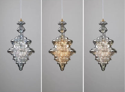 Lampe Suspendue Grise Design Élégant | Éclairage Ambiance et Matériaux Luxueux