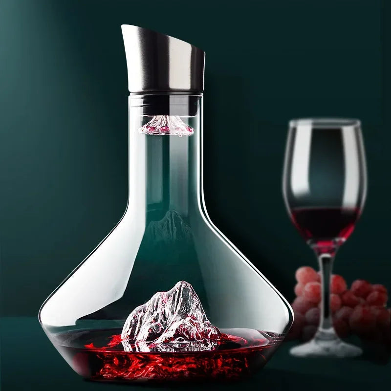 Carafe à Vin en Cristal | Artisanale 1500ml et Élégante