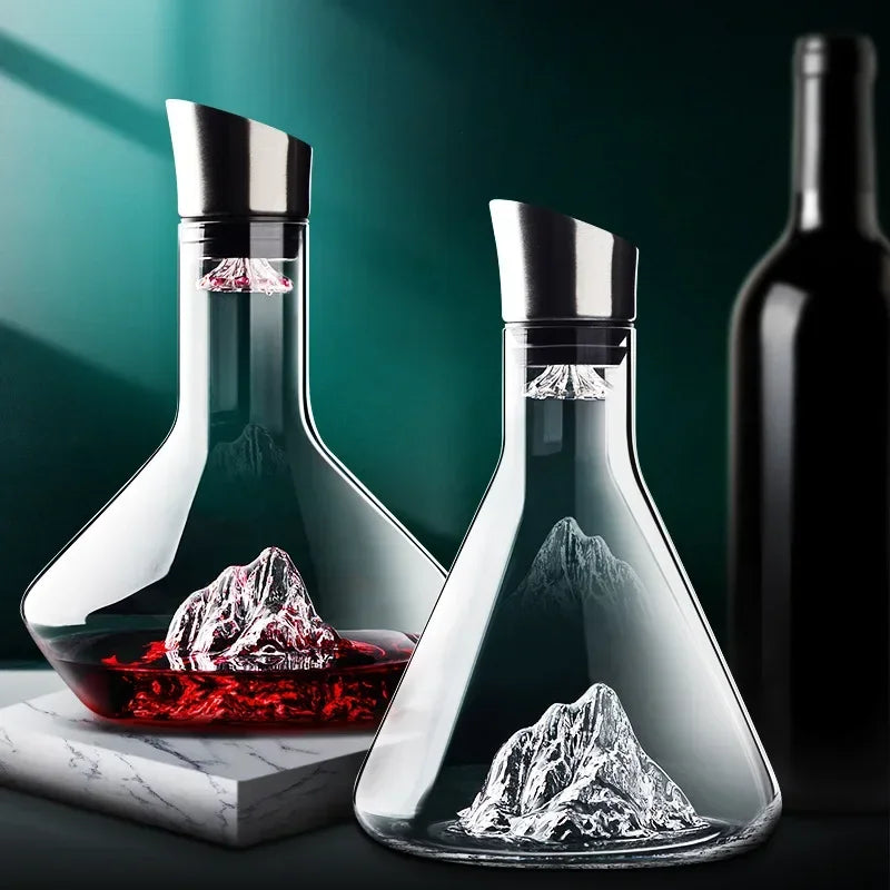 Carafe à Vin en Cristal | Artisanale 1500ml et Élégante
