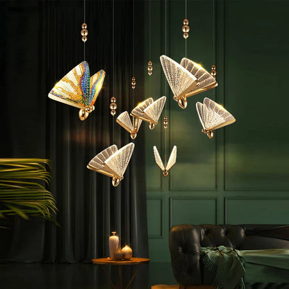 Lampe Pendante Papillon Design | Éclairez Votre Intérieur avec Élégance