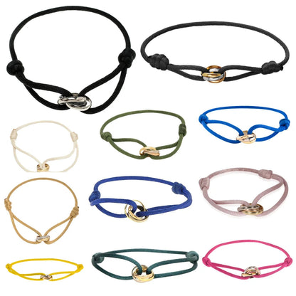 Bracelets en Cordon Tressé | Style Sophistiqué et Ajustement Personnalisé