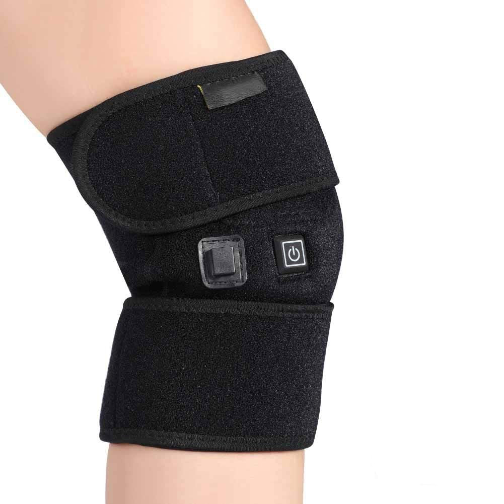 Tapis de Genou Chauffant Électrique | Soulagement de Douleur et Massage Vibration