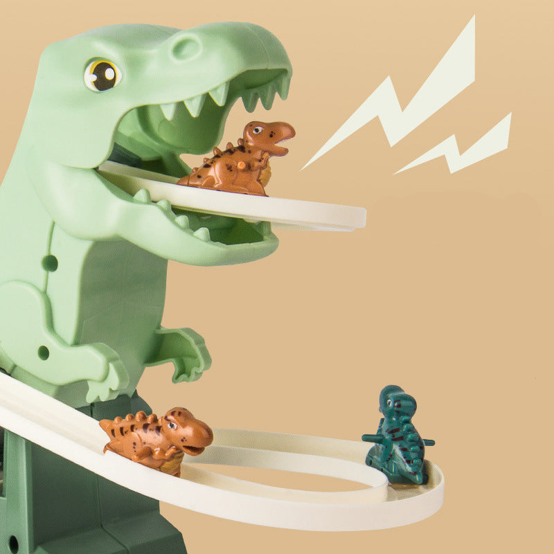 Piste de Course Dinosaure Interactive | Voitures Grimpantes et Éclairage LED