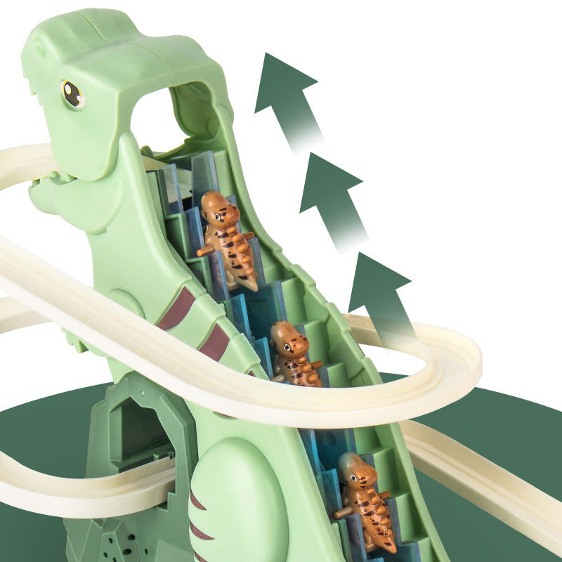 Piste de Course Dinosaure Interactive | Voitures Grimpantes et Éclairage LED