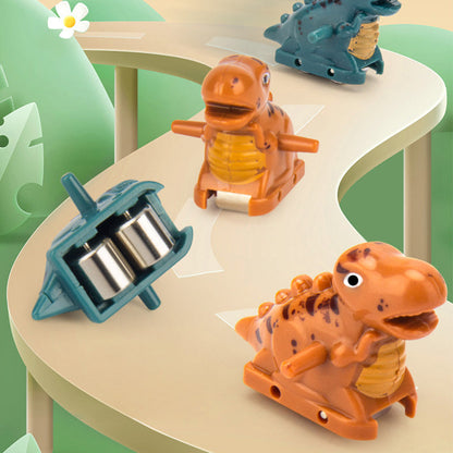 Piste de Course Dinosaure Interactive | Voitures Grimpantes et Éclairage LED