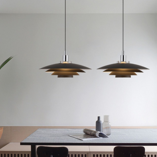 Lampe Pendante en Métal Minimaliste | Design Contemporain et Réglable