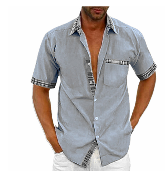 Chemise à Manches Courtes Confortable | Élégance Polyvalente pour Toutes Occasions