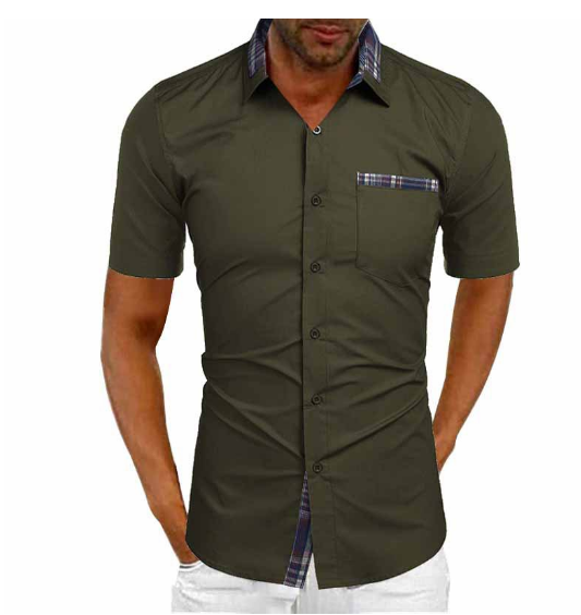 Chemise à Manches Courtes Confortable | Élégance Polyvalente pour Toutes Occasions