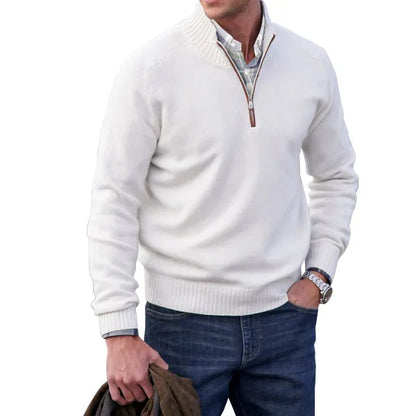 Pull en Cachemire Noir pour Hommes | Élégance et Confort au Quotidien