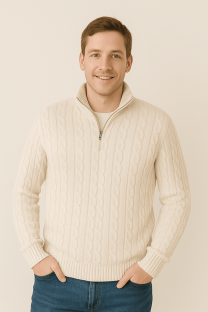 Pull en Tricot Doux pour Hommes | Élégance Moderne et Chaleur Confortable