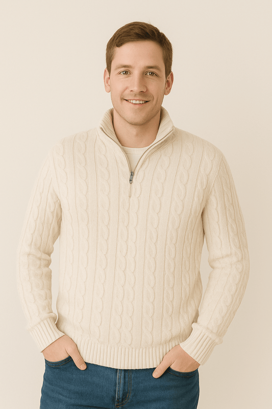 Pull en Tricot Doux pour Hommes | Élégance Moderne et Chaleur Confortable