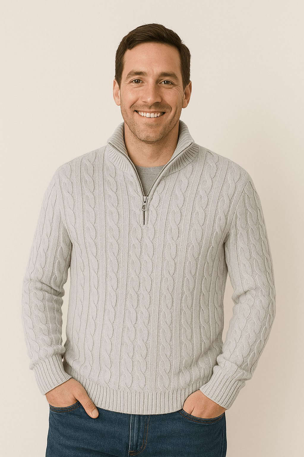 Pull en Tricot Doux pour Hommes | Élégance Moderne et Chaleur Confortable