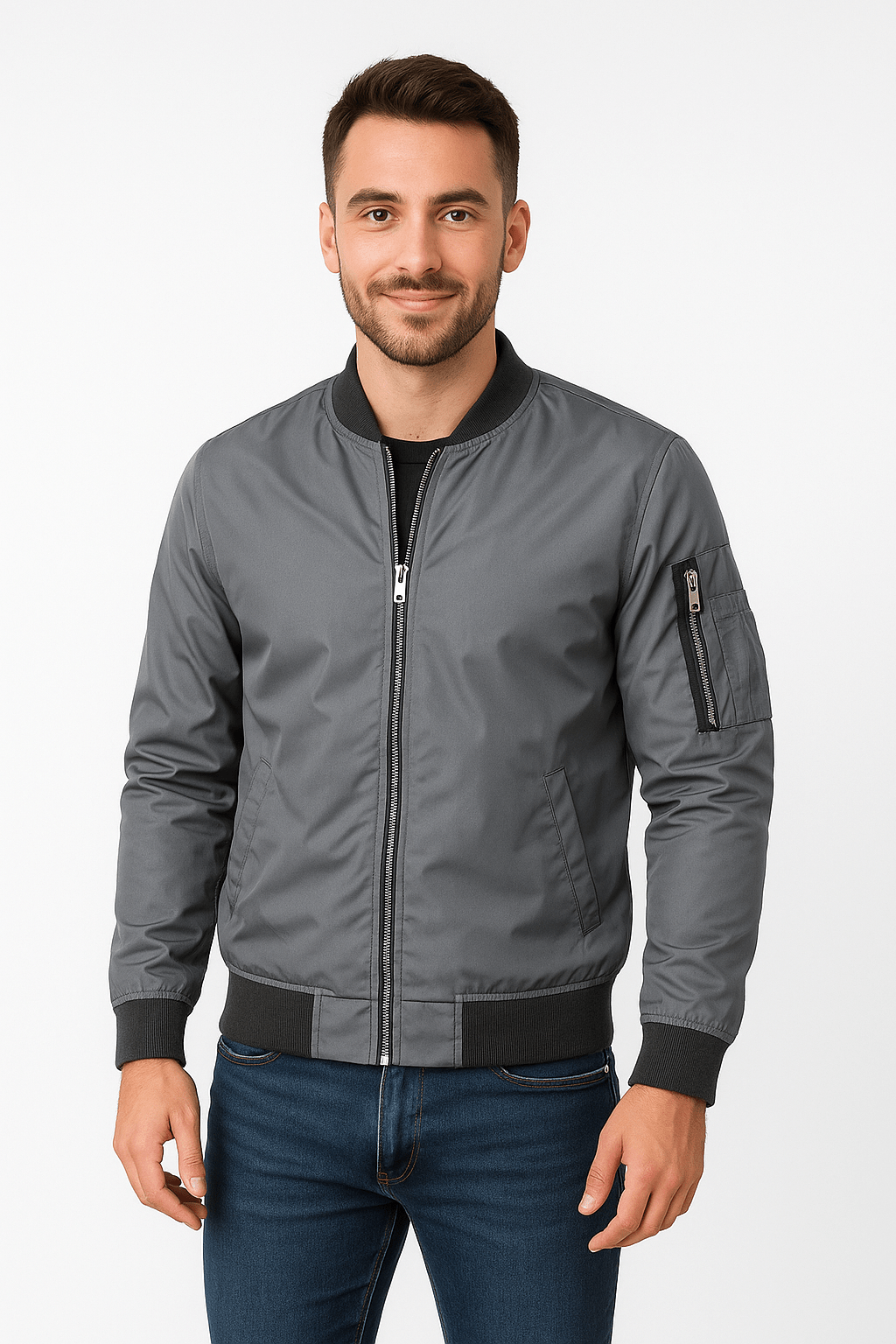 Veste Bomber Léger pour Hommes | Style Urbain et Confort Optimal