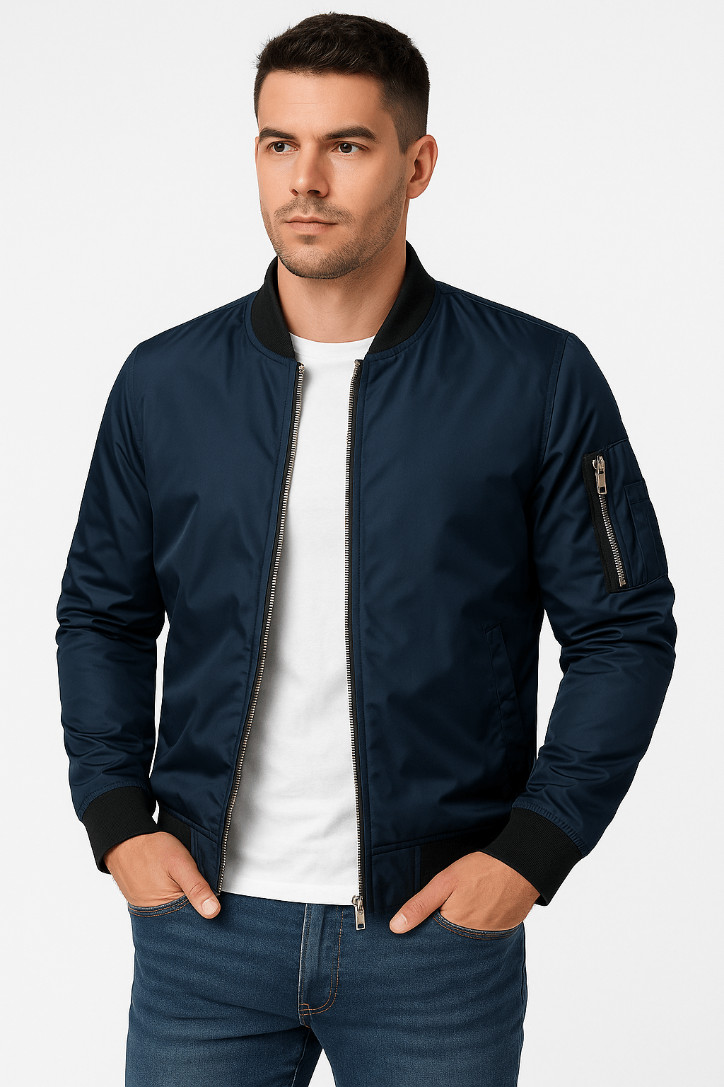 Veste Bomber Léger pour Hommes | Style Urbain et Confort Optimal
