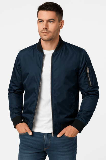 Veste Bomber Léger pour Hommes | Style Urbain et Confort Optimal