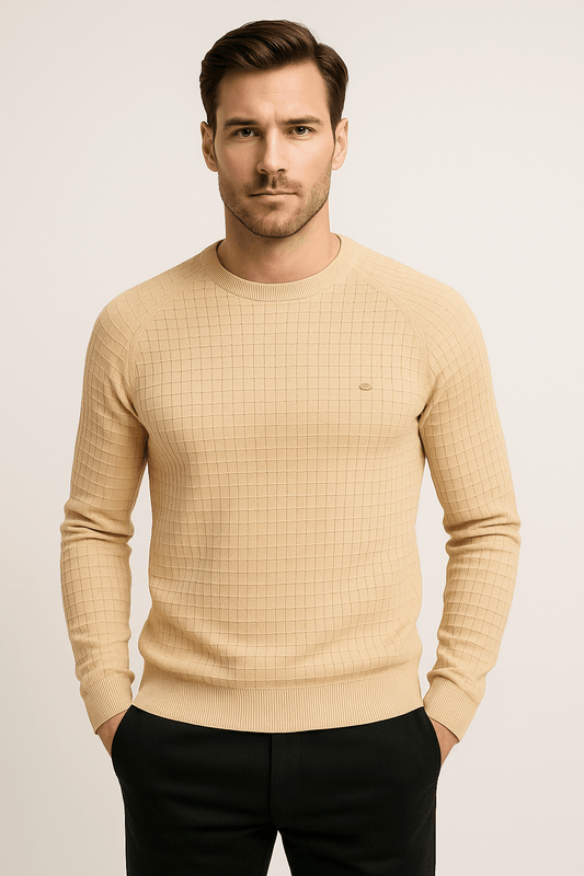 Sweat à Texture Unique pour Hommes | Confort et Style Contemporain