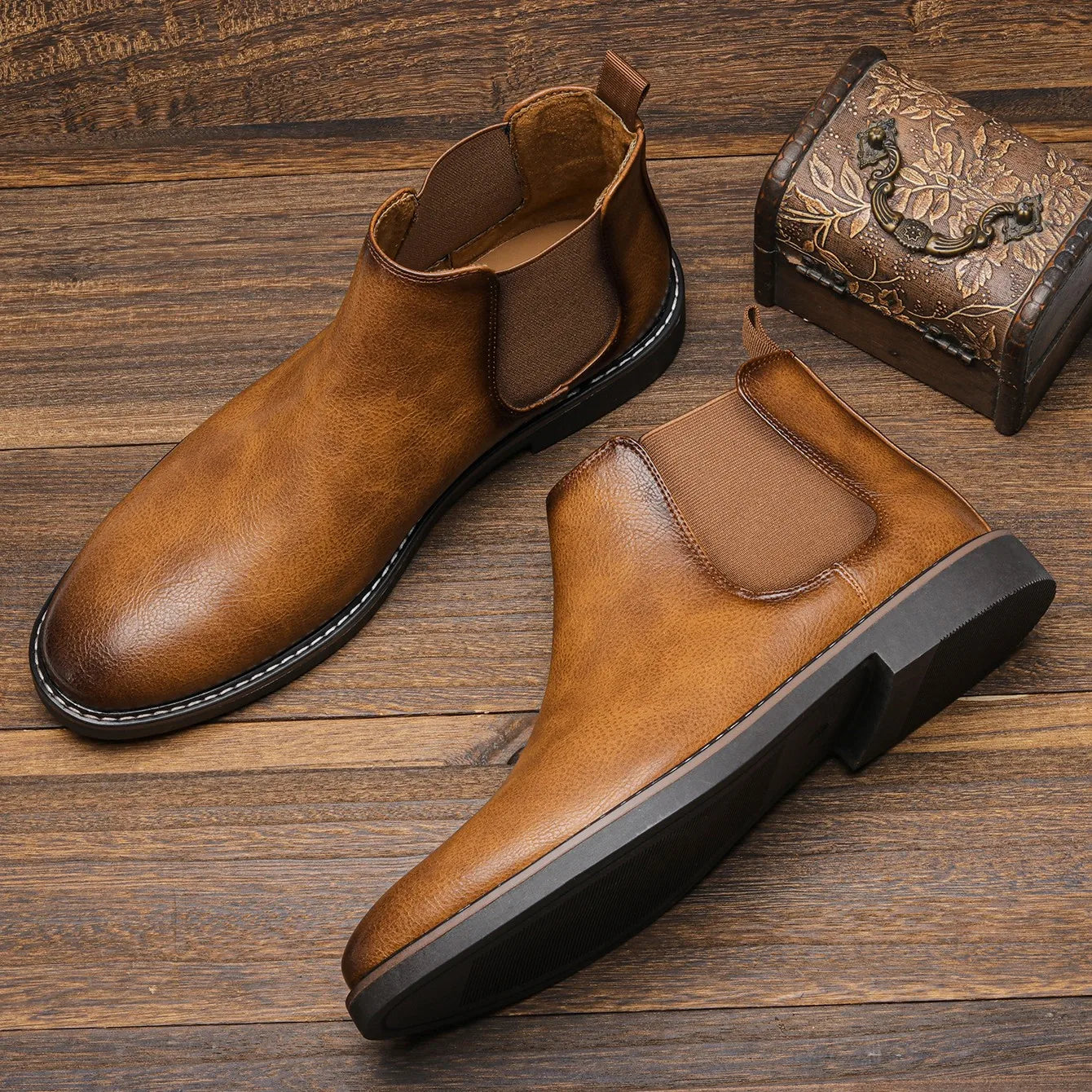Bottines Chelsea Élégantes pour Hommes | Confort et Style Polyvalent au Quotidien
