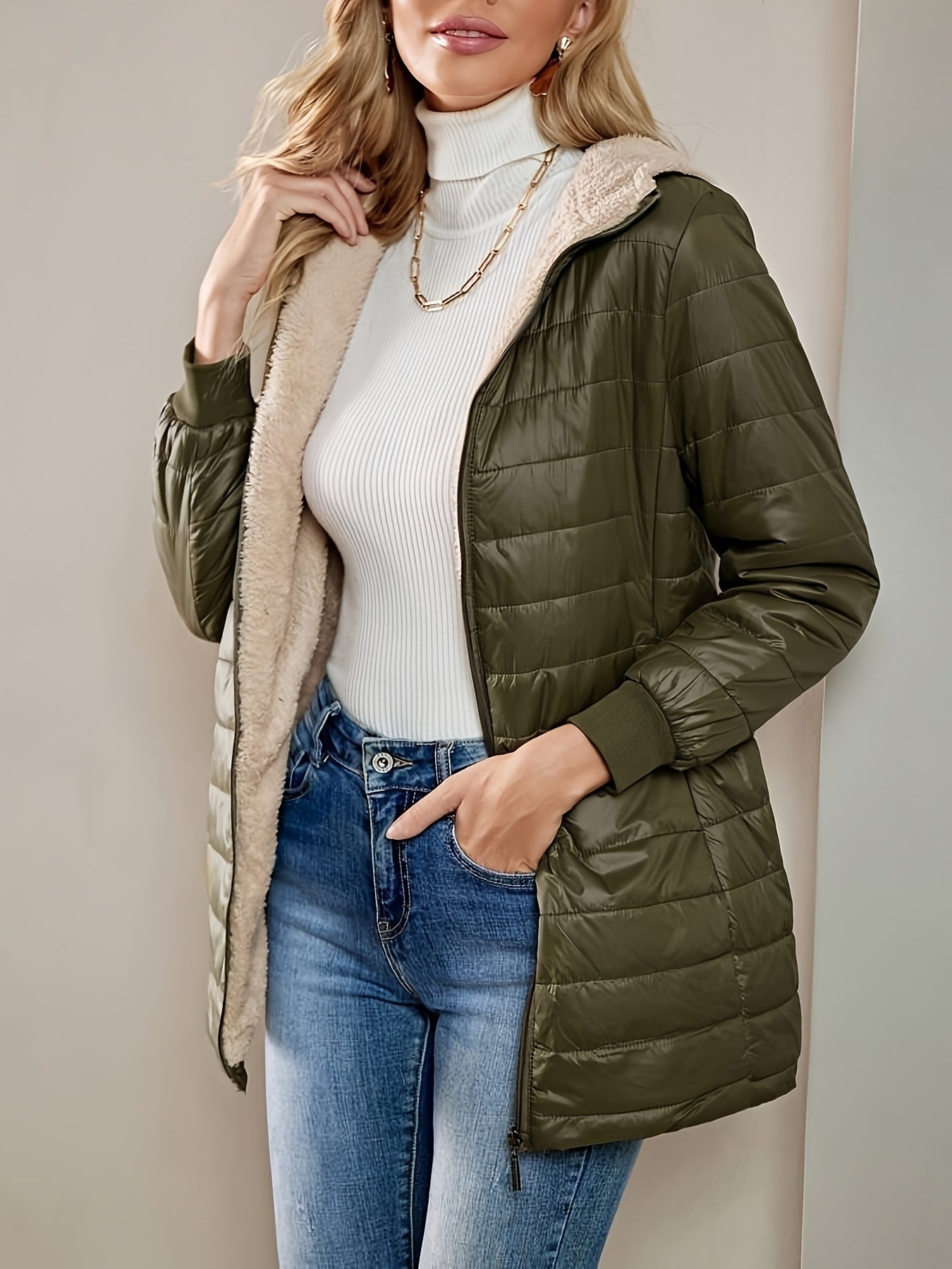 Manteau d'hiver Long pour Femmes | Imperméable et Élégant pour la Mi-saison