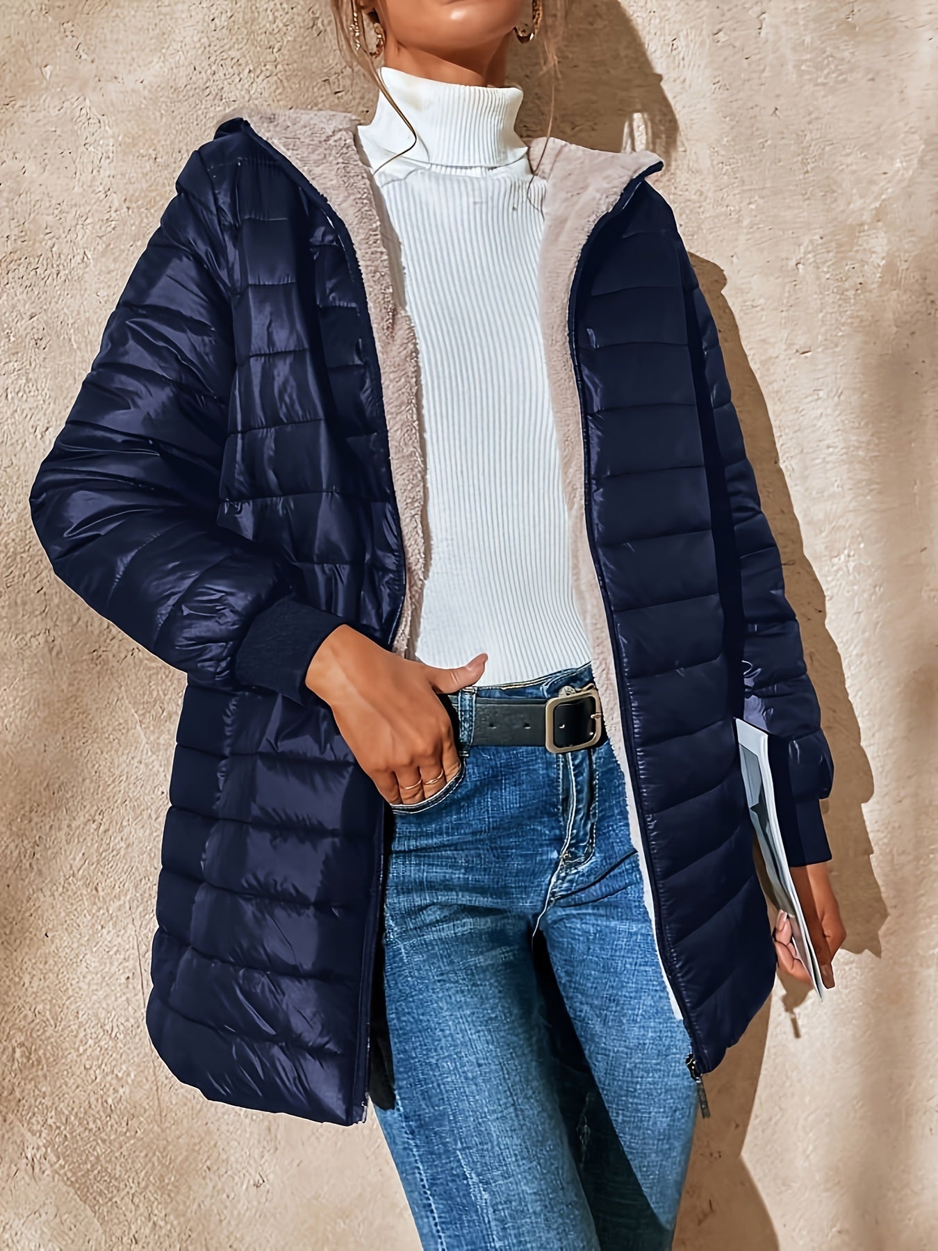 Manteau d'hiver Long pour Femmes | Imperméable et Élégant pour la Mi-saison