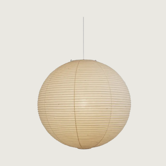 Lustre en Papier de Mulberry | Luminaire Suspendu à Hauteur Ajustable