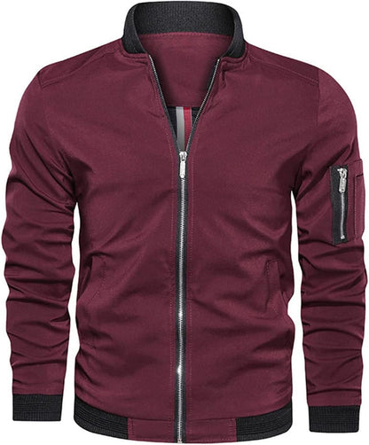 Veste Bomber Élégante pour Hommes | Style Moderne et Confort Quotidien