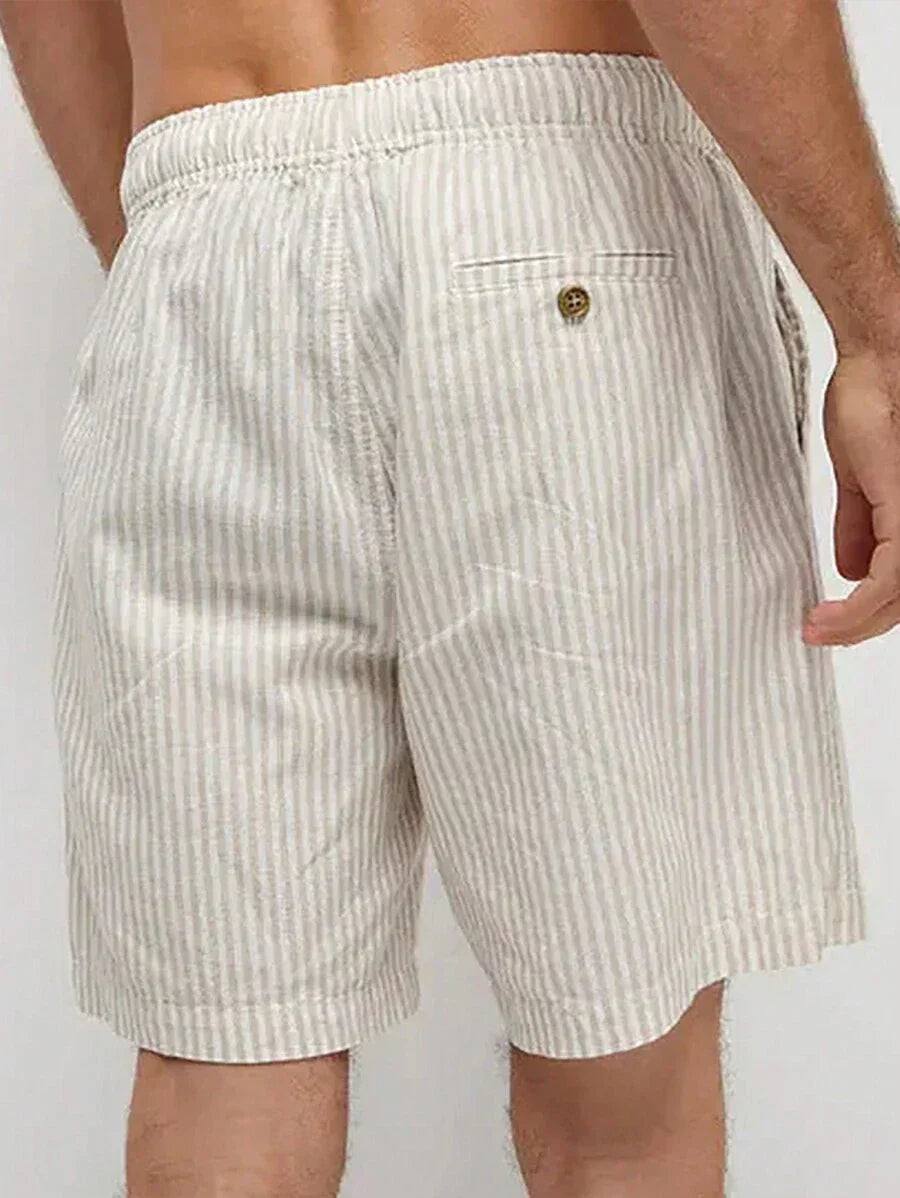 Shorts Décontractés à Rayures Modernes | Confort et Style pour l'Été