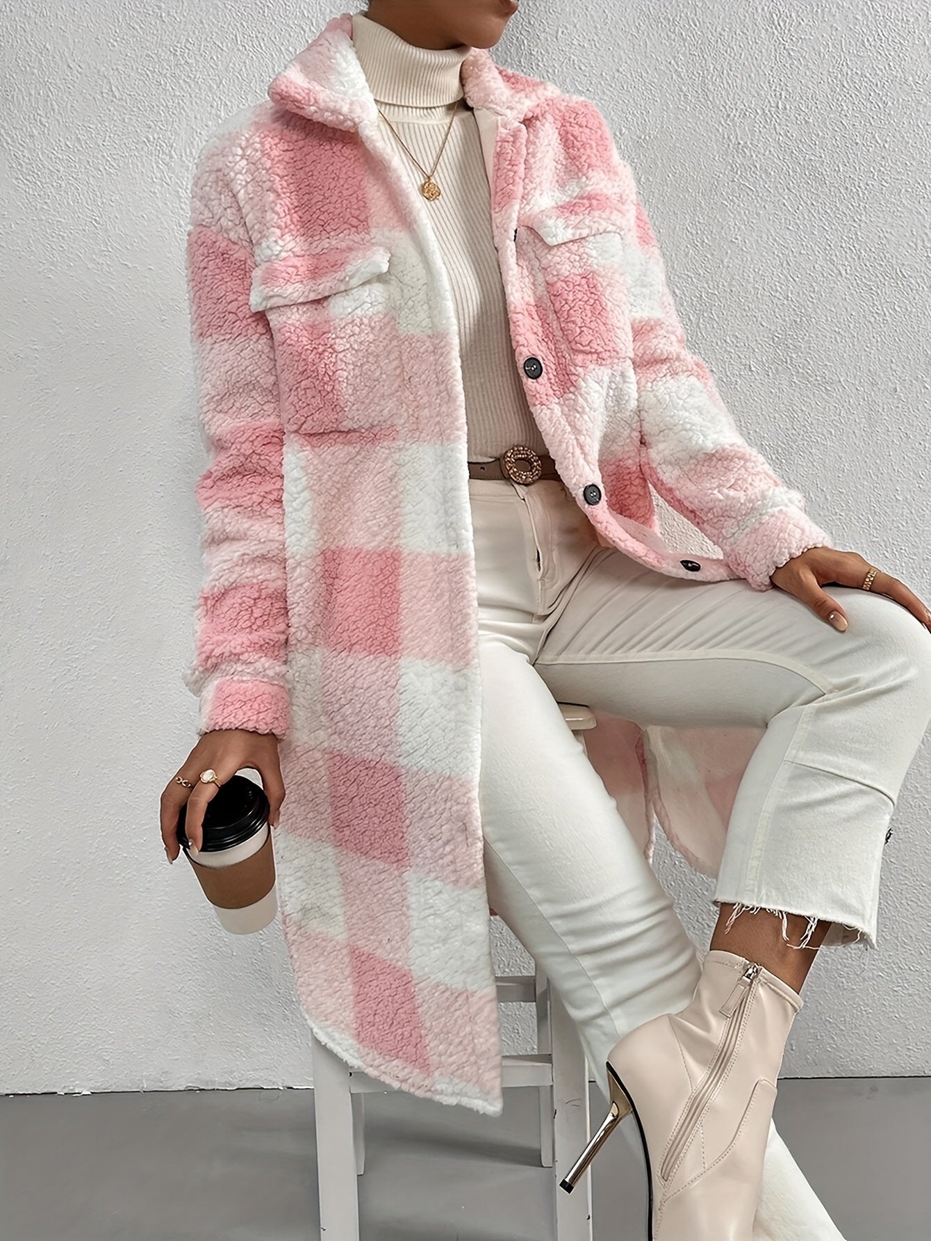 Manteau en Fleece Teddy pour Femmes | Confort Douillet et Style Hivernal