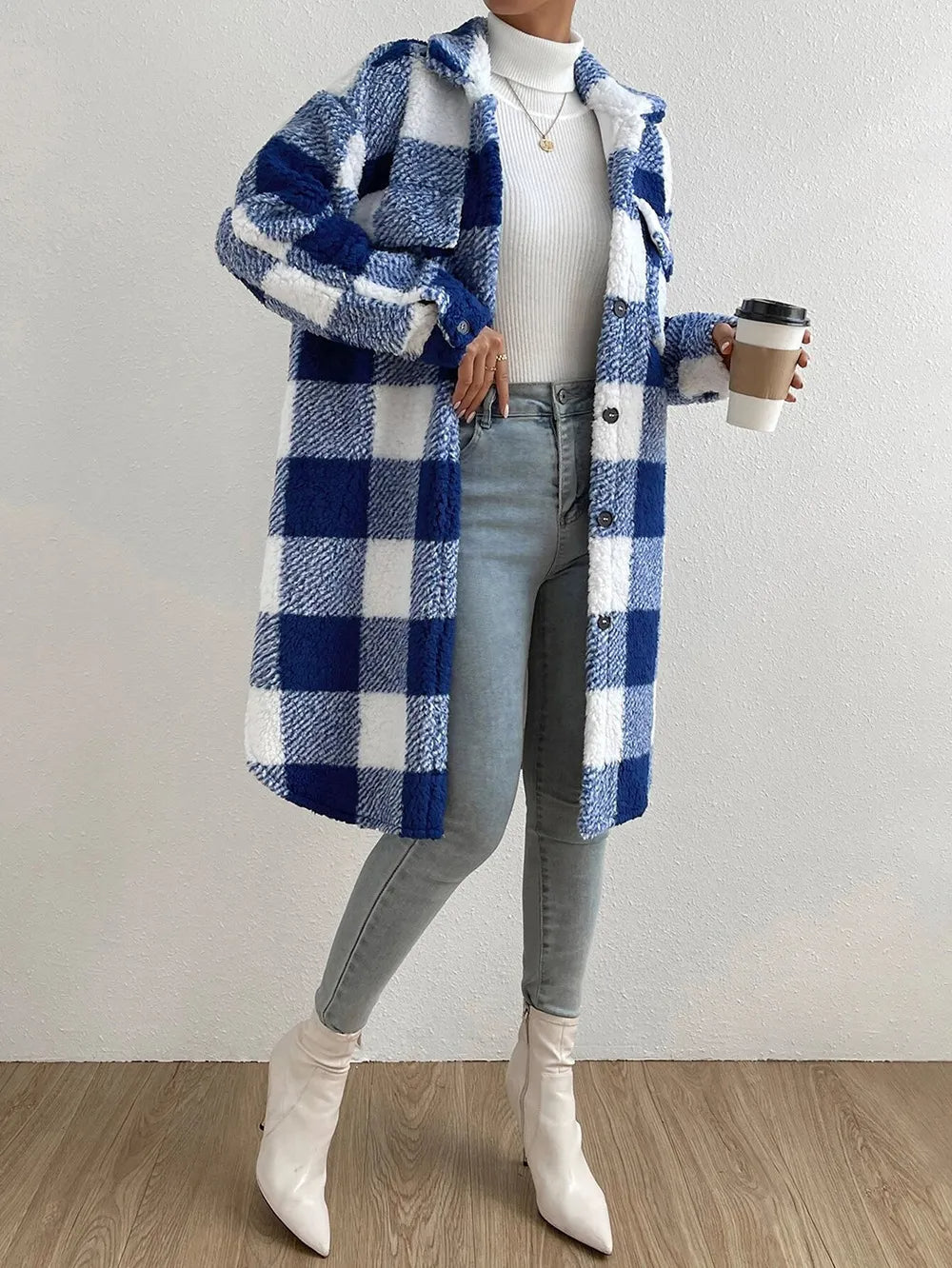 Manteau en Fleece Teddy pour Femmes | Confort Douillet et Style Hivernal