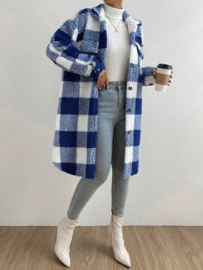 Manteau en Fleece Teddy pour Femmes | Confort Douillet et Style Hivernal