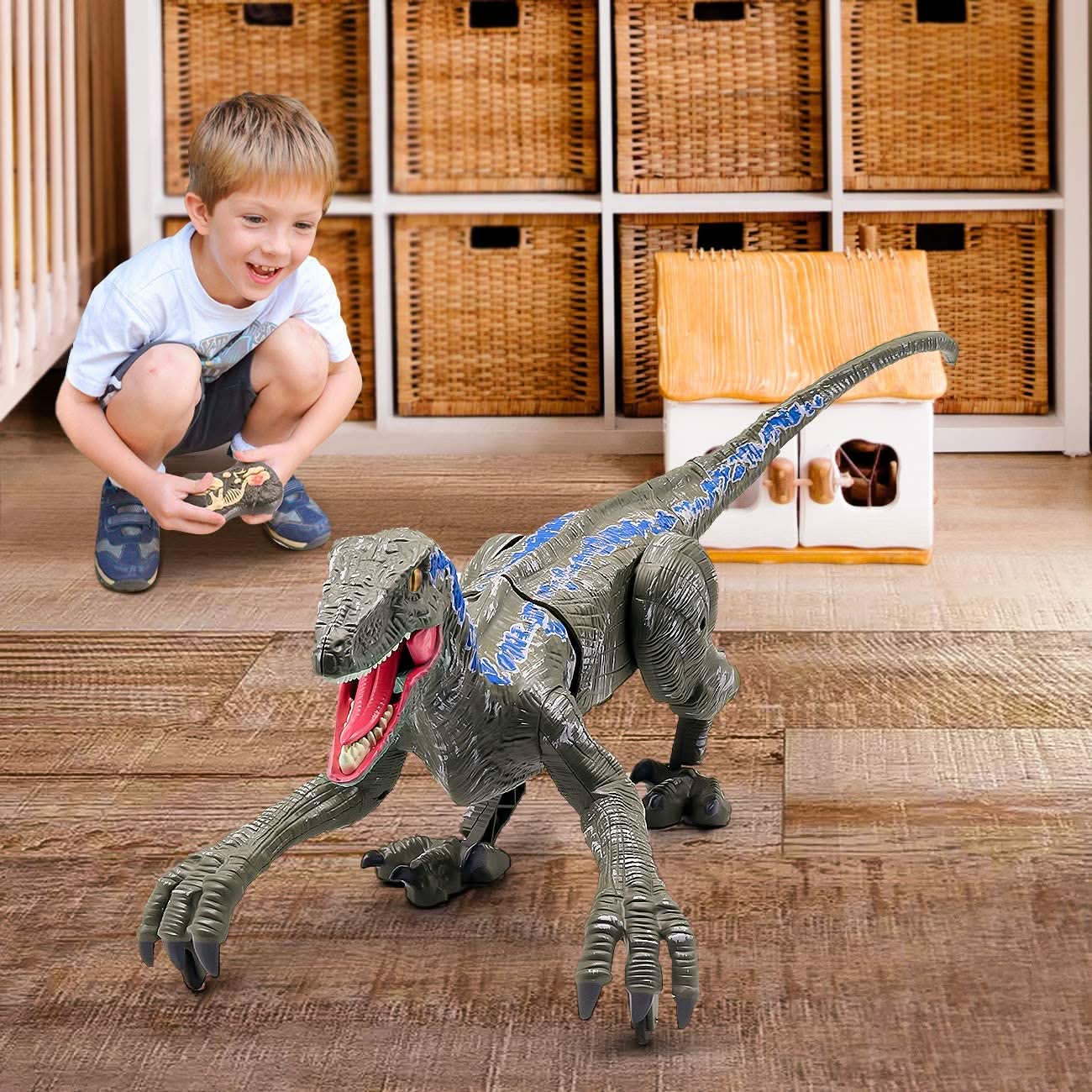 Dinosaure T-Rex Télécommandé | Animé avec Lumières et Sons
